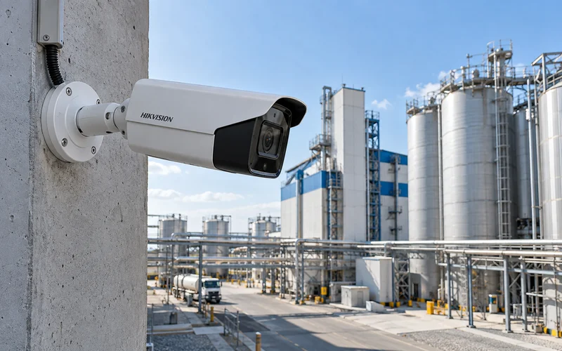 Камера Hikvision, которую ставят на стену цеха
